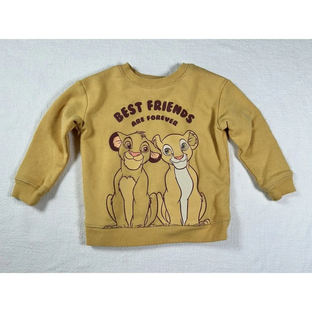 Set of 3 Disney Toddler Clothes, Lion King, Toy Story, Pajamas, Sweater Size 18M